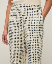Load image into Gallery viewer, Yerse Graphic print soft trouser Navy Ivory - CW CW 

