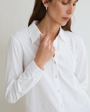 Load image into Gallery viewer, Yerse Two fabric basic shirt White - CW CW 
