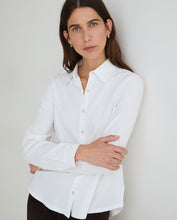 Load image into Gallery viewer, Yerse Two fabric basic shirt White - CW CW 
