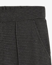 Load image into Gallery viewer, Yerse Tricot wide leg check trouser Black Grey
