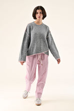 Load image into Gallery viewer, Orfeo Roisin wrap front knit Grey Pink - CW CW 
