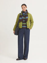 Load image into Gallery viewer, Nice Things Striped wool sweater Smoke Green

