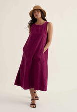 Load image into Gallery viewer, Seasalt Cresting Waves linen dress Dark Freesia - CW CW 

