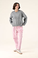 Load image into Gallery viewer, Orfeo Roisin wrap front knit Grey Pink - CW CW 
