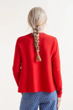 Load image into Gallery viewer, Compañia Fantastica Flared cut lightweight knit Red
