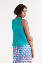 Load image into Gallery viewer, Compañia Fantastica Flared sleeveless knit Jade
