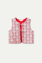 Load image into Gallery viewer, Compañia Fantastica Sugar print bow gilet Multi
