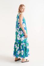 Load image into Gallery viewer, Campañia Fantastico Bosco floral print sundress Blue Green
