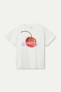 Compañia Fantastica Cherry print t shirt White