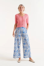 Load image into Gallery viewer, Compañia Fantastica Aquaria printed trouser Aegean Blue
