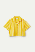 Load image into Gallery viewer, Compañia Fantastica Oxford cotton striped shirt Yellow White
