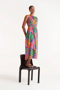 Compañia Fantastica Samba print dress Multi Fauna