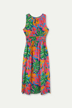 Load image into Gallery viewer, Compañia Fantastica Samba print dress Multi Fauna
