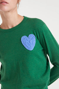 Compañia Fantastica Heart knit Green