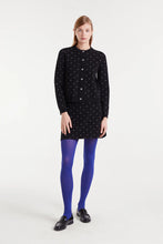 Load image into Gallery viewer, Compañia Fantastica Jacquard mini dots cardigan Black White
