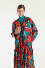 Load image into Gallery viewer, Compañia Fantastica Ponziana print quilted jacket Multi Leaves
