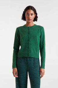 Compañia Fantastica Rose button cardigan Green