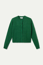 Load image into Gallery viewer, Compañia Fantastica Rose button cardigan Green
