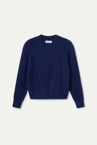 Compañia Fantastica Textured fluffy knit Blue
