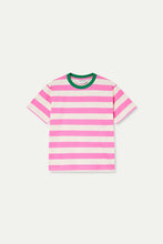 Load image into Gallery viewer, Compañia Fantastica striped Tee Pink - CW CW 
