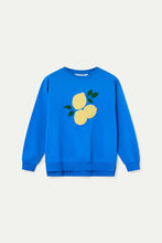 Load image into Gallery viewer, Compañia Fantastica Lemons sweatshirt Blue - CW CW 
