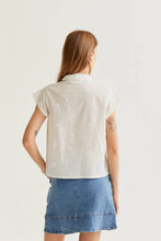Load image into Gallery viewer, Compañia Fantastica Daisy embellished blouse White - CW CW 
