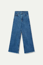 Load image into Gallery viewer, Compañia Fantastica freyed hem jeans Mid Blue - CW CW 
