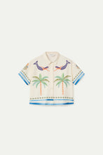 Load image into Gallery viewer, Compañia Fantastica Palm &amp; Mermaid print shirt Multi - CW CW 
