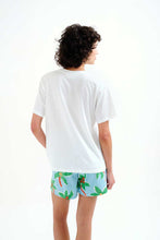 Load image into Gallery viewer, Compañia Fantastica 'Palm Beach' print t shirt White - CW CW 
