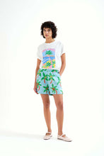 Load image into Gallery viewer, Compañia Fantastica 'Palm Beach' print t shirt White - CW CW 
