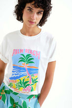 Load image into Gallery viewer, Compañia Fantastica 'Palm Beach' print t shirt White - CW CW 
