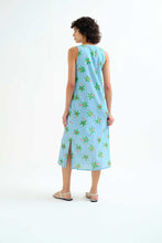 Load image into Gallery viewer, Compañia Fantastica Cocotero print sundress Turquoise - CW CW 
