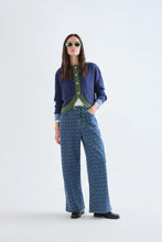 Load image into Gallery viewer, Compañia Fantastica Curved front cardigan Navy
