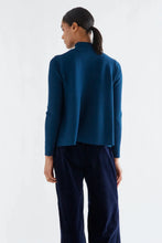 Load image into Gallery viewer, Compañia Fantastica Turtle neck lightweight jumper Petrol Blue
