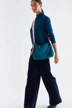 Load image into Gallery viewer, Compañia Fantastica Turtle neck lightweight jumper Petrol Blue
