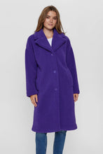 Load image into Gallery viewer, Numph Tikka shearling coat Tillandsia Purple
