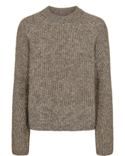 Load image into Gallery viewer, Numph Zindi melange pullover fossil Melange
