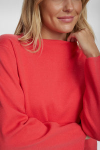 Numph Carma crop pullover Geranium