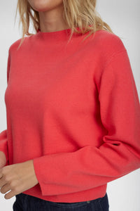 Numph Carma crop pullover Geranium