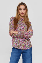 Load image into Gallery viewer, Numph Nuarlene ditsy print shirt Caviar
