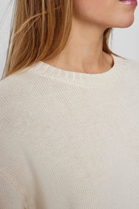 Numph Nuanine embroidered jumper Birch