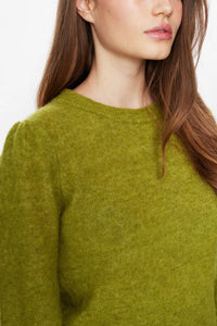 Numph Rietta 3/4 sleeve jumper Golden Cypress