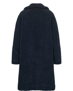 Numph Cowenna teddy coat Blue