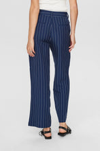 Load image into Gallery viewer, Numph Felicia pinstripe trouser Dress Blue
