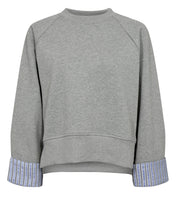 Load image into Gallery viewer, Numph Zari sweat shirt Grey Morn
