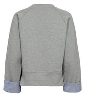 Load image into Gallery viewer, Numph Zari sweat shirt Grey Morn
