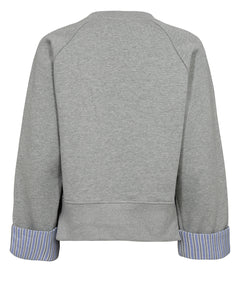 Numph Zari sweat shirt Grey Morn