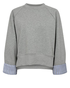 Numph Zari sweat shirt Grey Morn