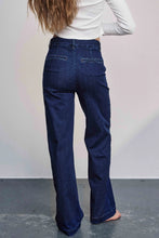 Load image into Gallery viewer, Numph Amber wide leg trouser Dark Blue Denim
