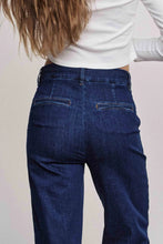 Load image into Gallery viewer, Numph Amber wide leg trouser Dark Blue Denim
